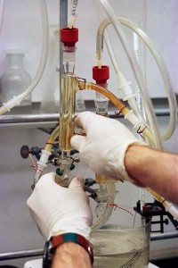 un laboratorio di ricerca chimica