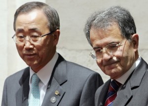 Romano Prodi e Ban Ki Moon