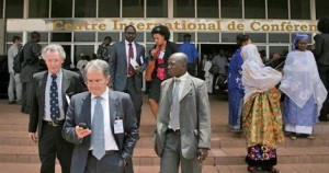 Prodi al Centre International de Conférence de Bamako il 19 aprile 2013